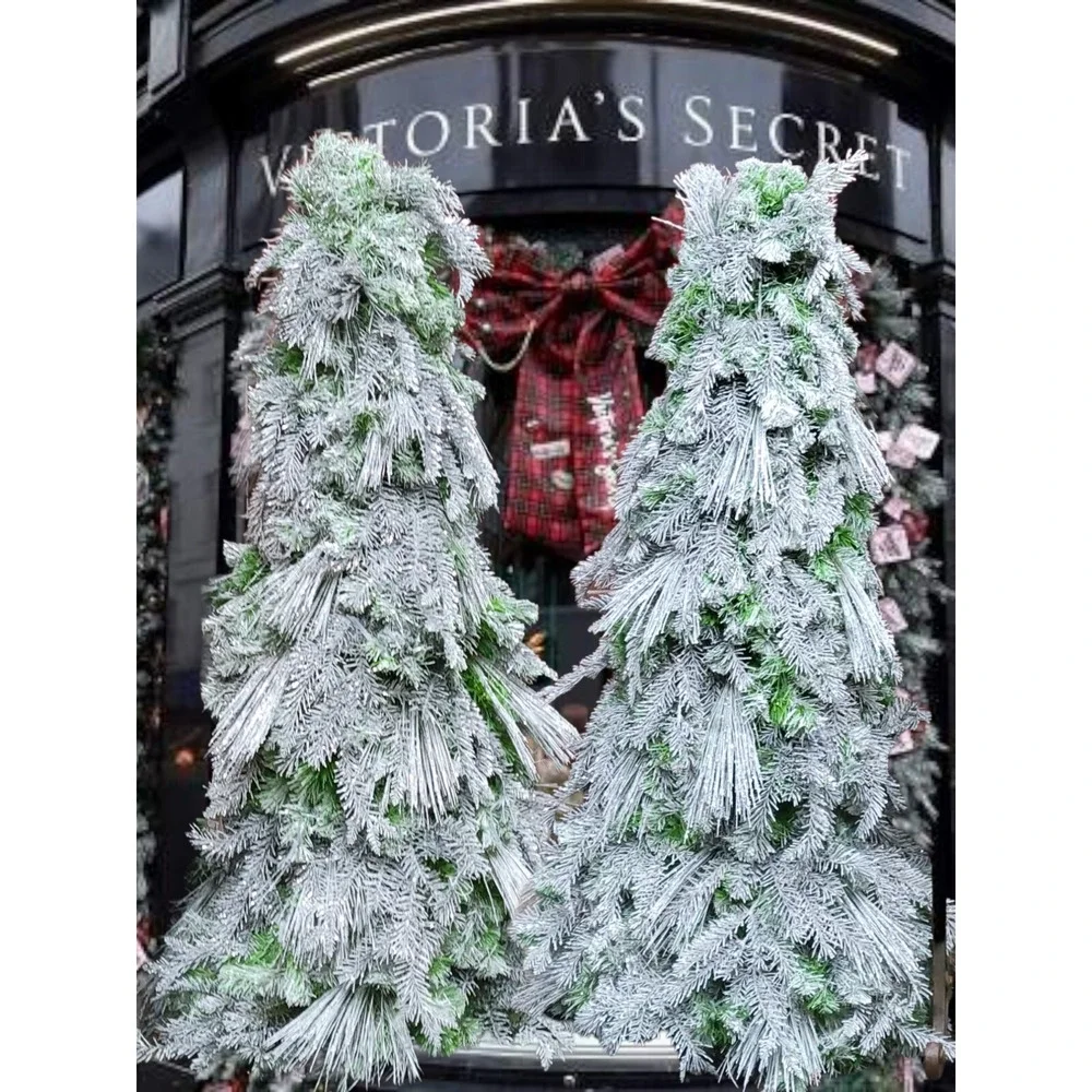 Victoria's Secret Christmas Tree Store Display 4 Ft‎ Tall Silvery Green 2 avail